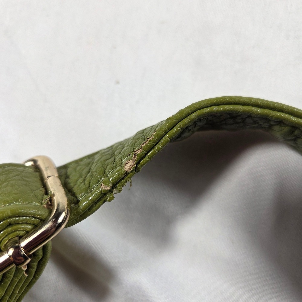 Scarleton Olive Green Pebbled Crossbody Bag Gold Tone Hardware - Picture 6 of 8